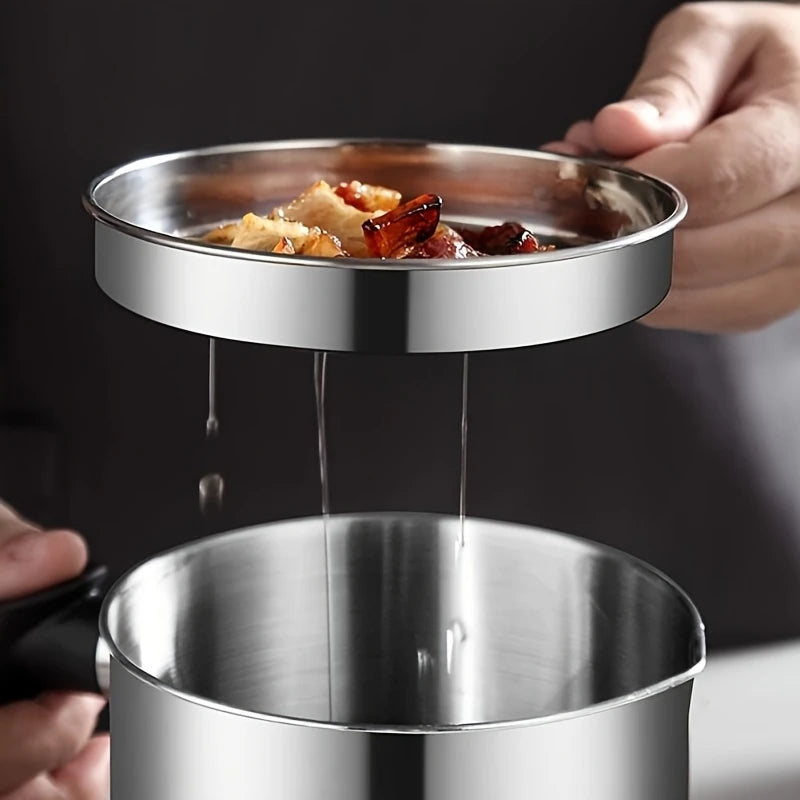 ✨Stainless Steel Oil Pot with Filter 🍳