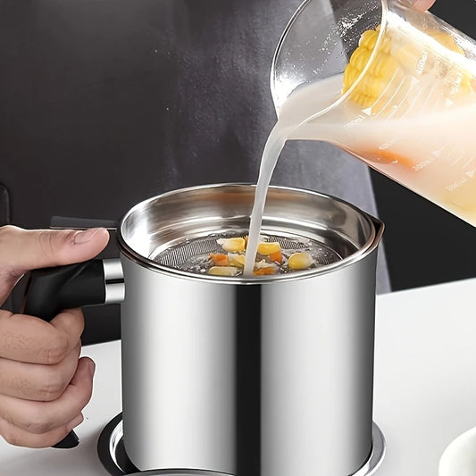 ✨Stainless Steel Oil Pot with Filter 🍳