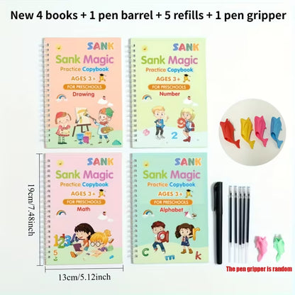 Magic Practice Book 💫Set of 4 Books🔥