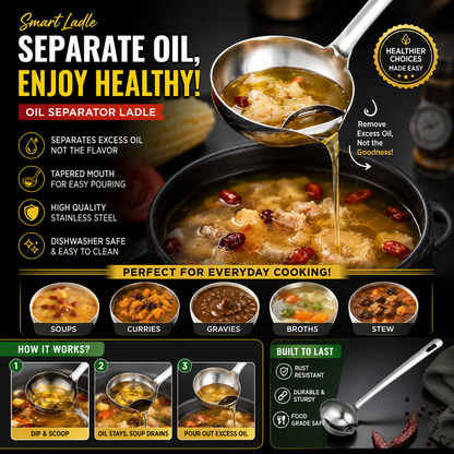Oil Separator Spoon ✨50% OFF SALE🍲