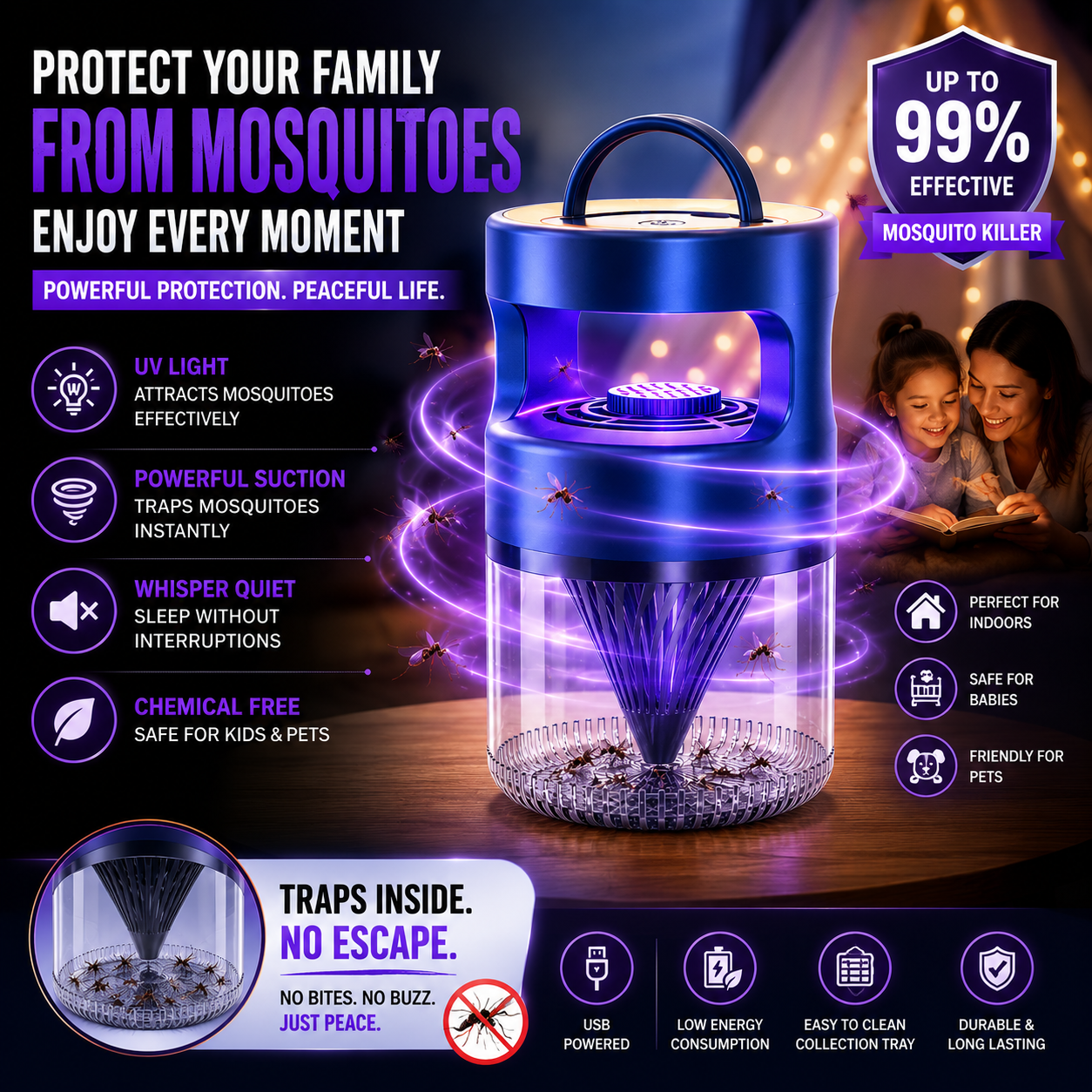 BiteFree Mosquito Lamp
