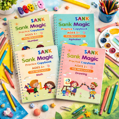 Magic Practice Book 💫Set of 4 Books🔥