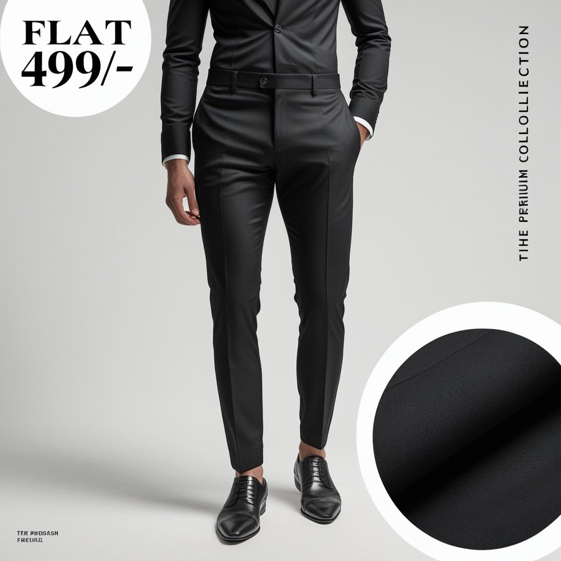 Gentleman’s Cut Formal Trousers